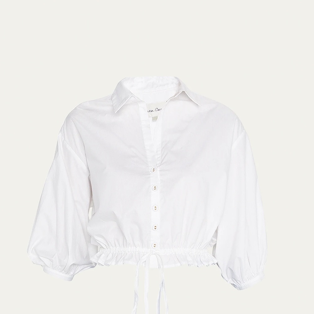 Cara Cara Hutton Cropped Blouse